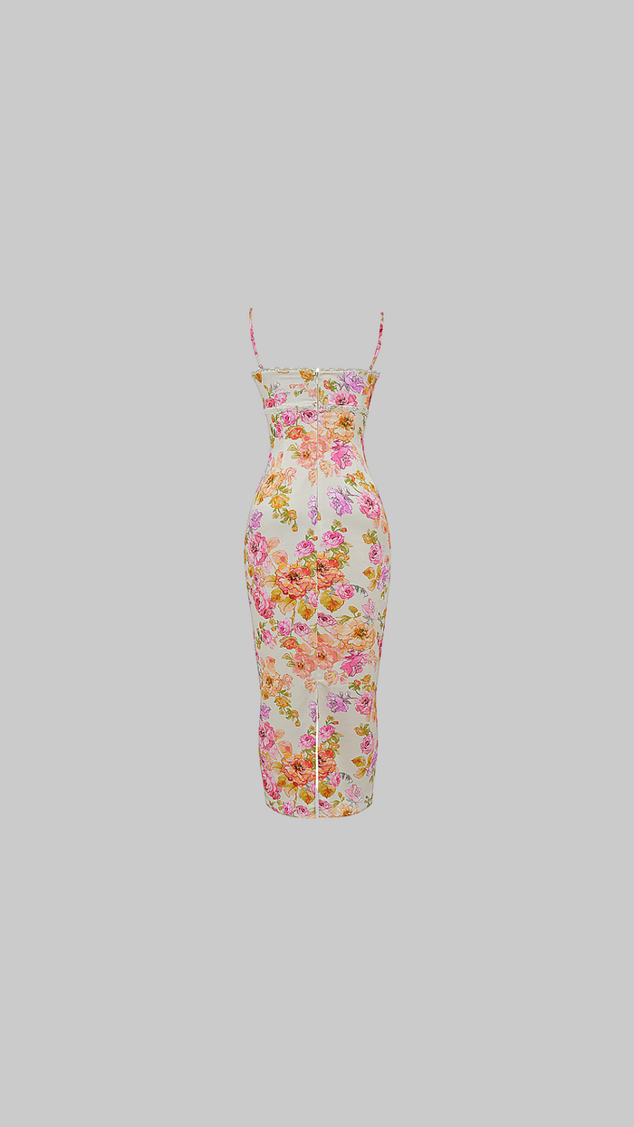 Josefina Ivory Floral Maxi Dress