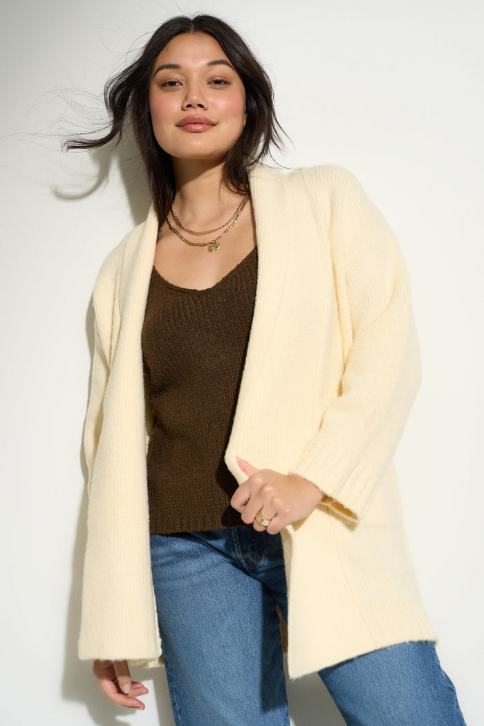 Callahan Knitwear - Juliet Cardigan - Creme -