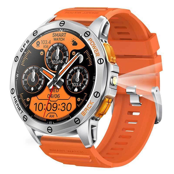 K67 Calling Compass AMOLED Smart Watch with Bluetooth Calling, Heart Rate Monitoring & IP68 Waterproof - Allen-Fitness
