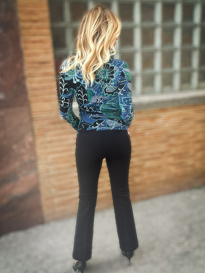 Karen Kane Flirty Florals Top