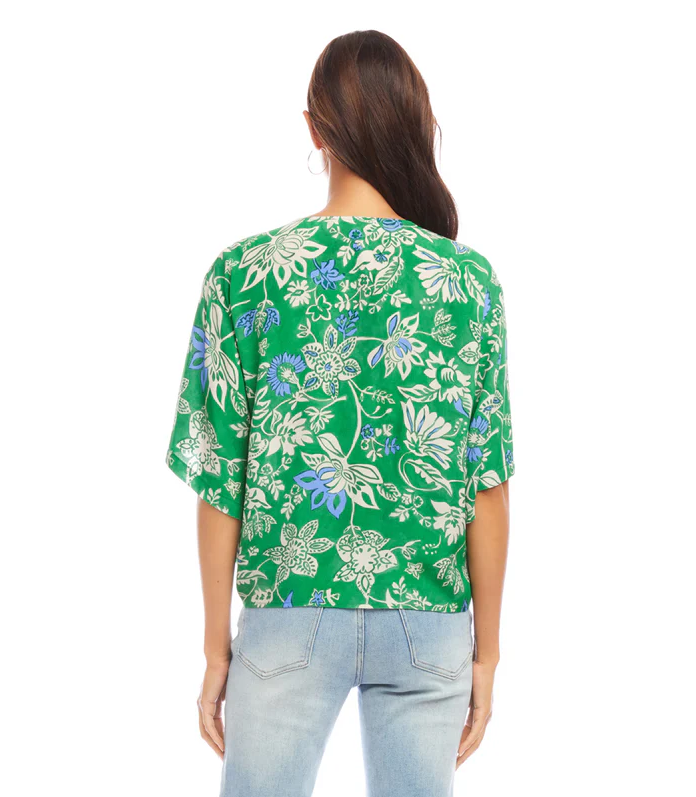 Karen Kane Knotted + Noticed Blouse