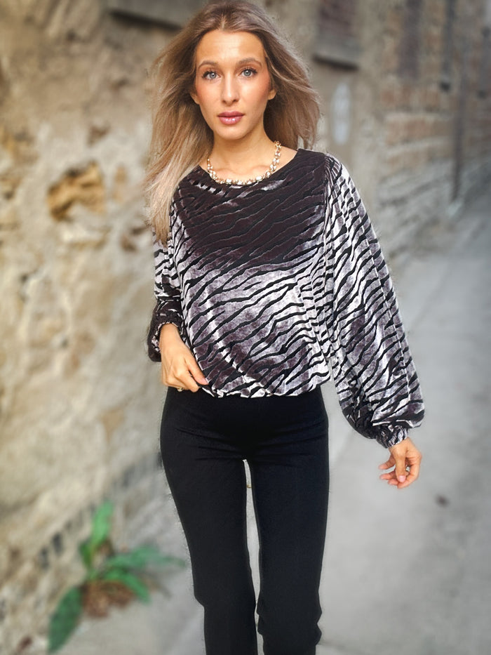 Karen Kane Seeing Stripes Top