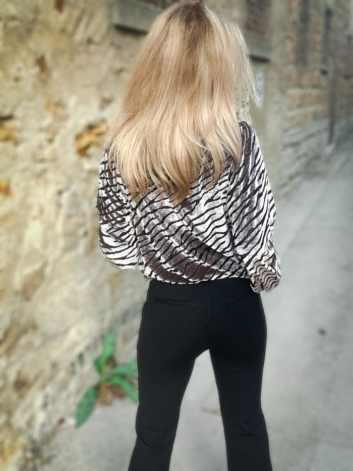 Karen Kane Seeing Stripes Top