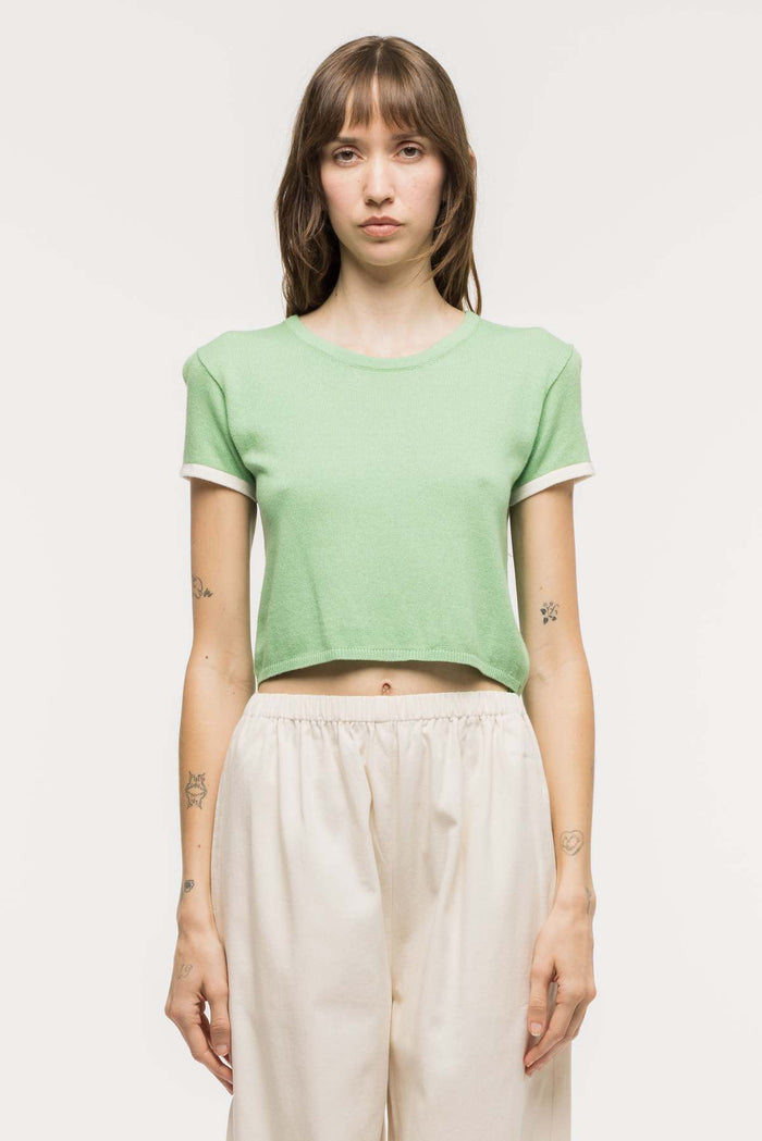 Toit Volant - Katya Knit Top - Sage -