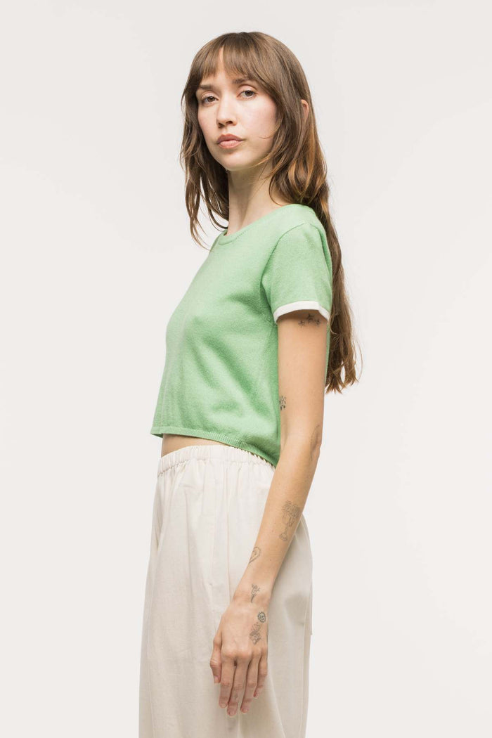 Toit Volant - Katya Knit Top - Sage -