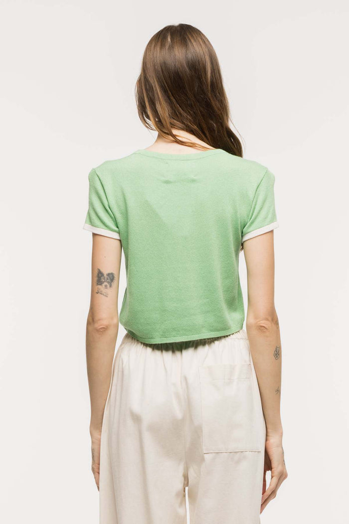 Toit Volant - Katya Knit Top - Sage -