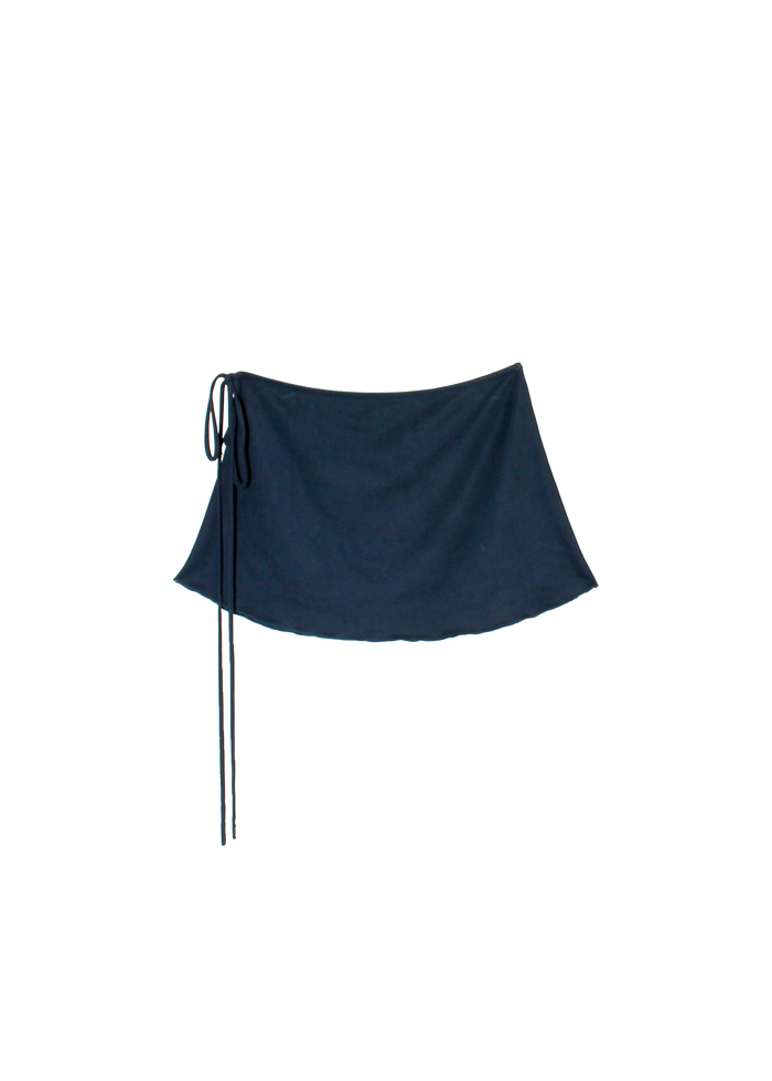 Find Me Now - Key Hole Skirt - Navy -