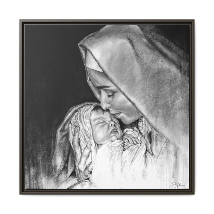 30″ x 30″ / Espresso / 1.25"