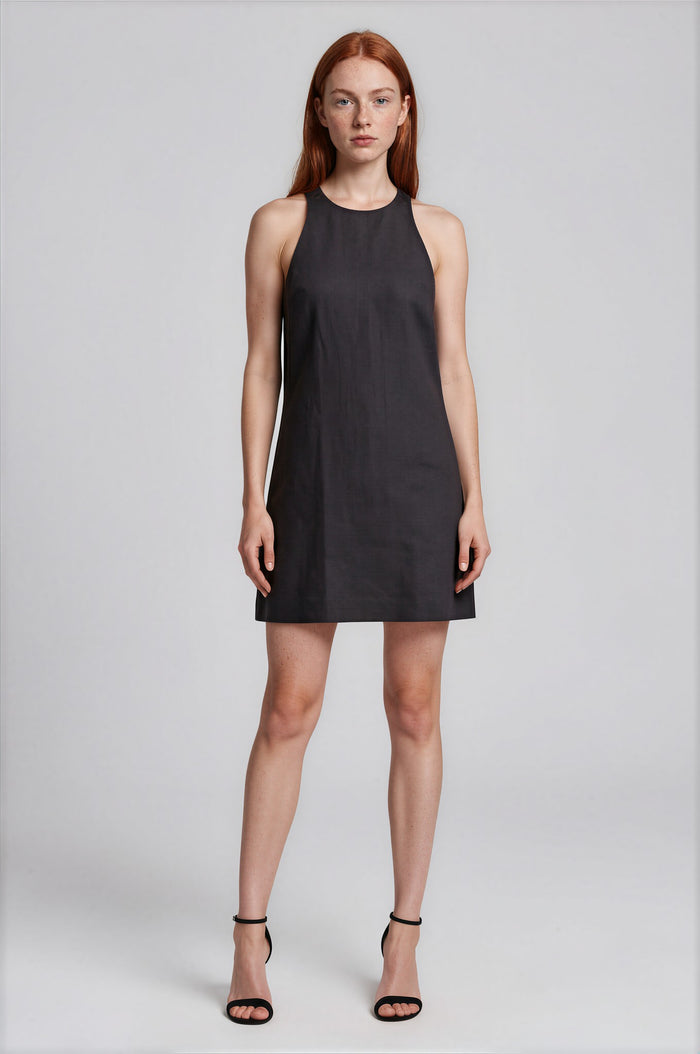 & Other Stories - Kitty Linen Dress - Black -