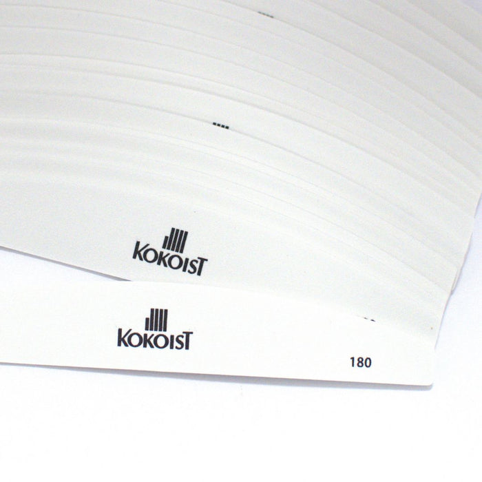 Kokoist Pack of 20 Replaceable White Half Moon Files, 180 grit Files KOKOIST
