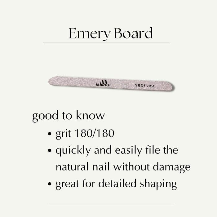 Kokoist Pack of 50 Emery Board 180/180 Files KOKOIST