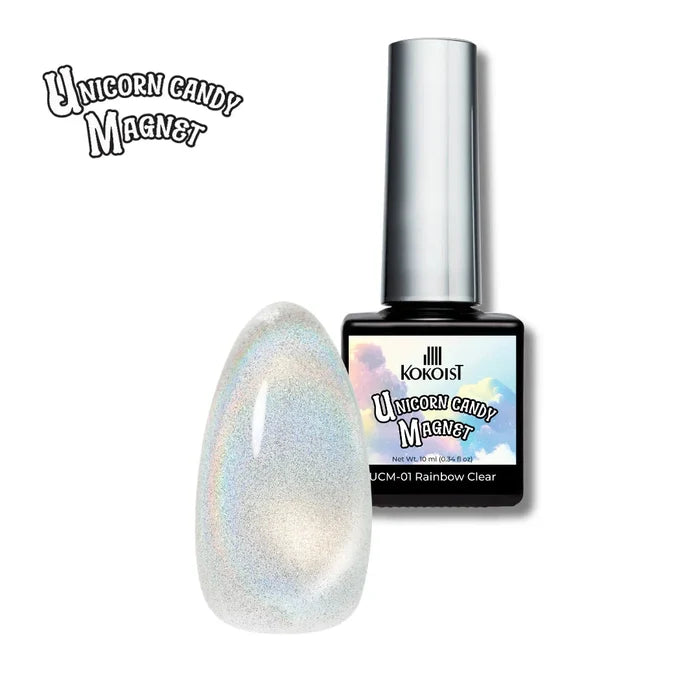 Kokoist UCM-01 Unicorn Candy Magnet, Rainbow Clear Magnet Gel KOKOIST