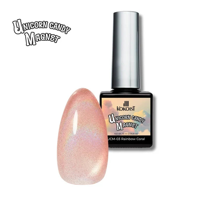 Kokoist UCM-03 Unicorn Candy Magnet, Rainbow Coral Magnet Gel KOKOIST
