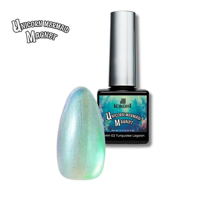 Kokoist UMM-02 Unicorn Mermaid Magnet, Turquoise Lagoon Magnet Gel KOKOIST