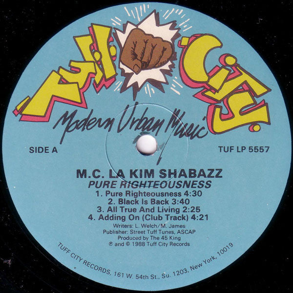 Lakim Shabazz - Pure Righteousness (LP) [US] 1st (Near Mint (NM or M-))