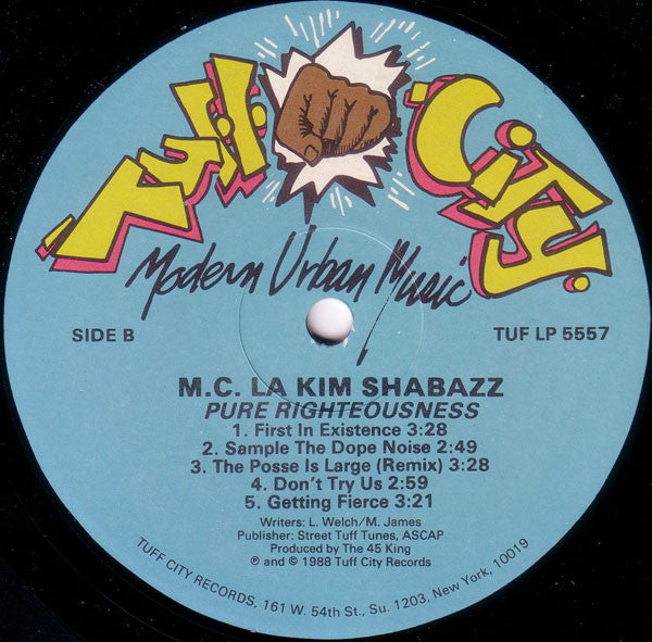 Lakim Shabazz - Pure Righteousness (LP) [US] 1st (Near Mint (NM or M-))