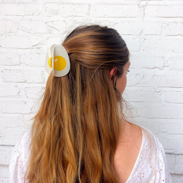 Jenny Lemons - Large Egg Hair Claw -