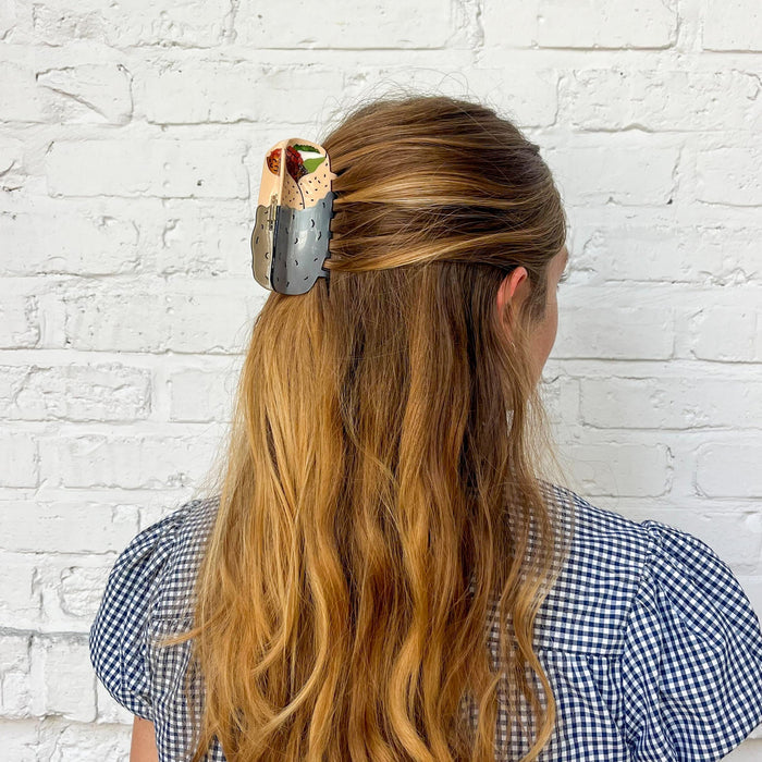 Jenny Lemons - Large Mission Burrito Hair Claw Clip -