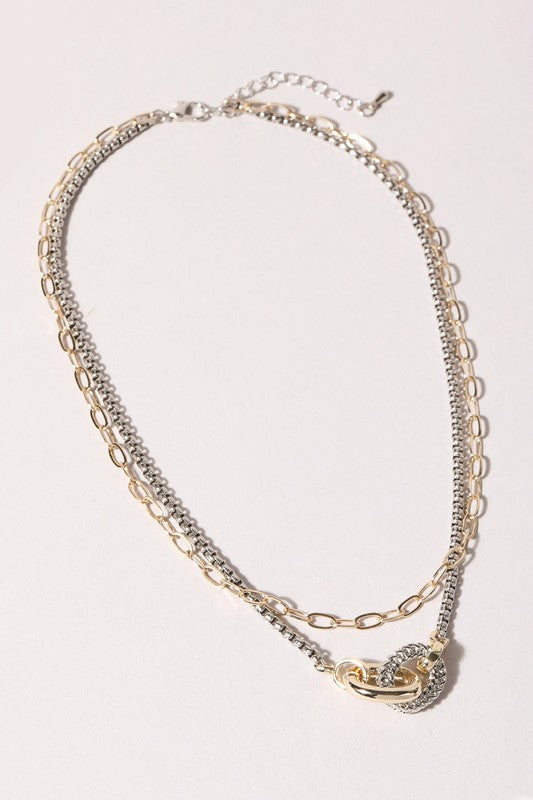 Layered Links Necklace