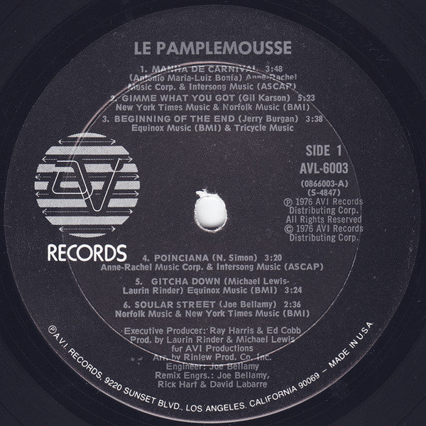 Le Pamplemousse (1976 US Press)