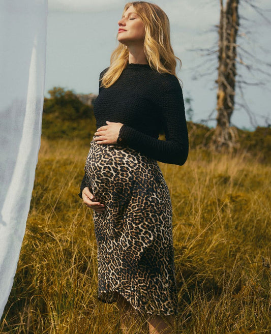 Léa Maternity Wrap Skirt