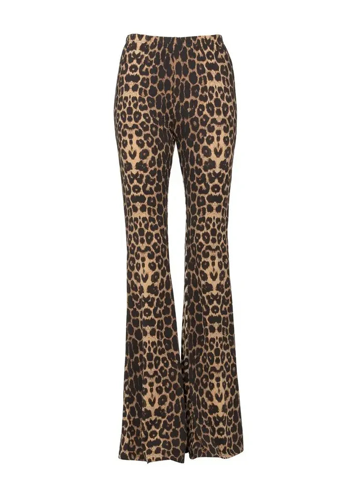 Leopard Bell Bottoms