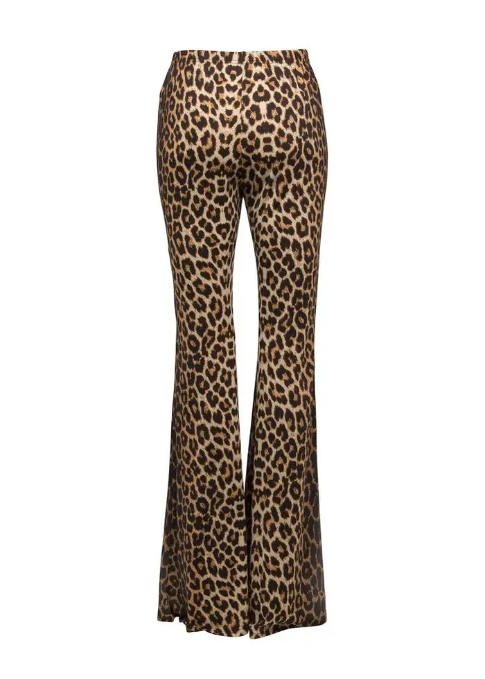 Leopard Bell Bottoms