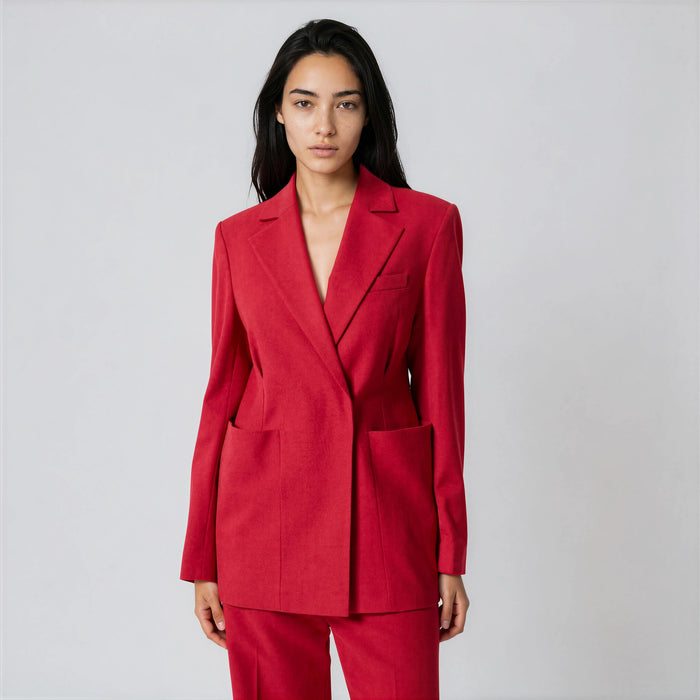 & Other Stories - Libby Wool Blazer - Red -