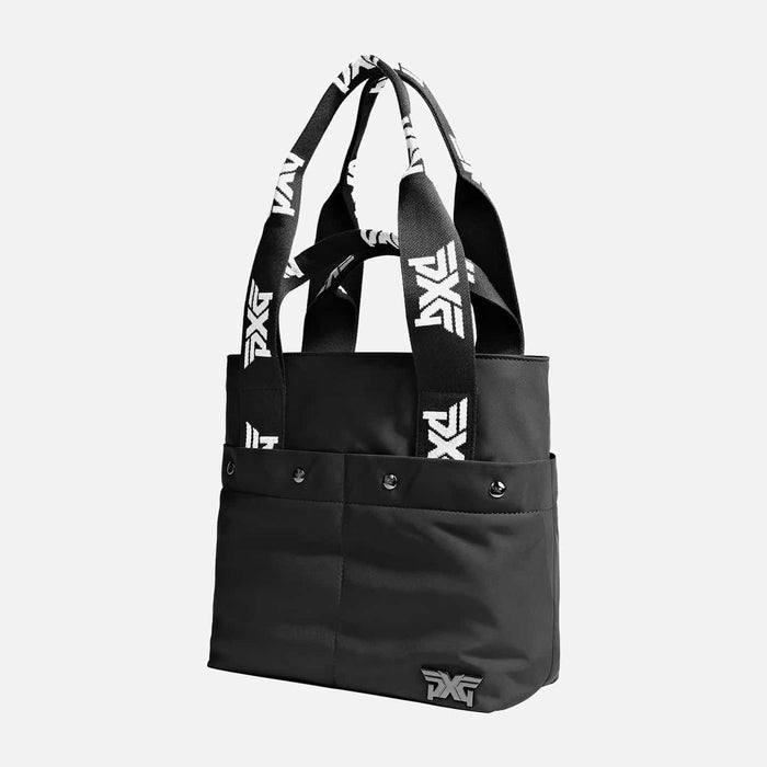 PXG black lightweight cart tote on a white background