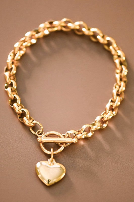 Linked In Love Bracelet
