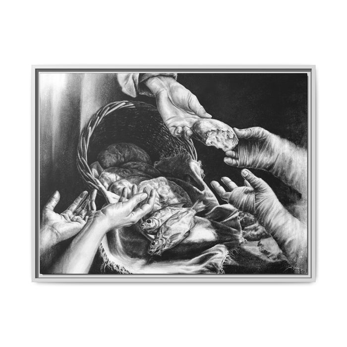 32" x 24" (Horizontal) / White / 1.25"