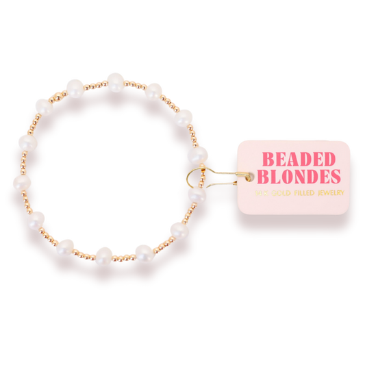 Lolo Pearl Bracelet in Gold