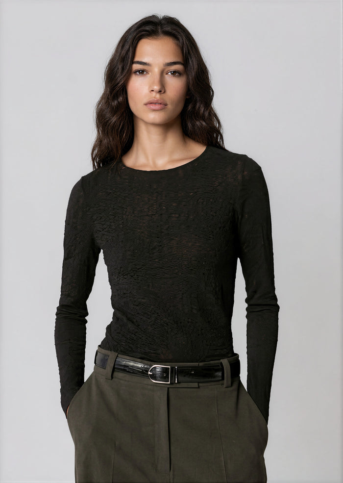 & Other Stories - Louise Smock Top - Black -