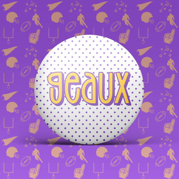 LSU Game Day Buttons | Louisiana State Tigers Game Day Pins