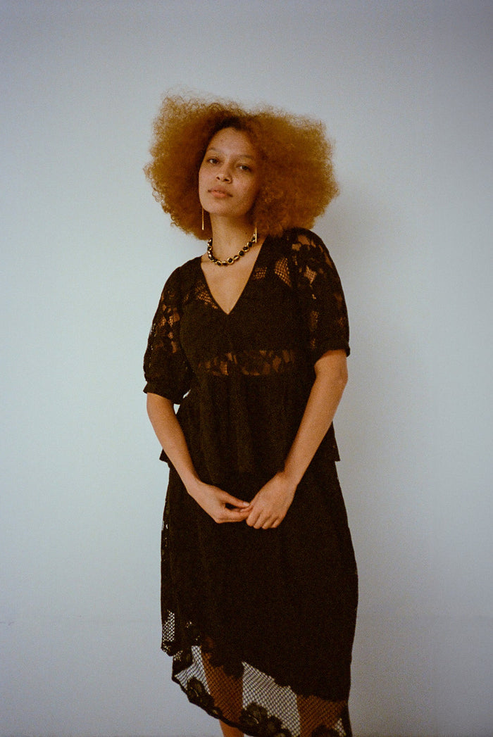 WRAY - Lulu Skirt - Midnight Lace -