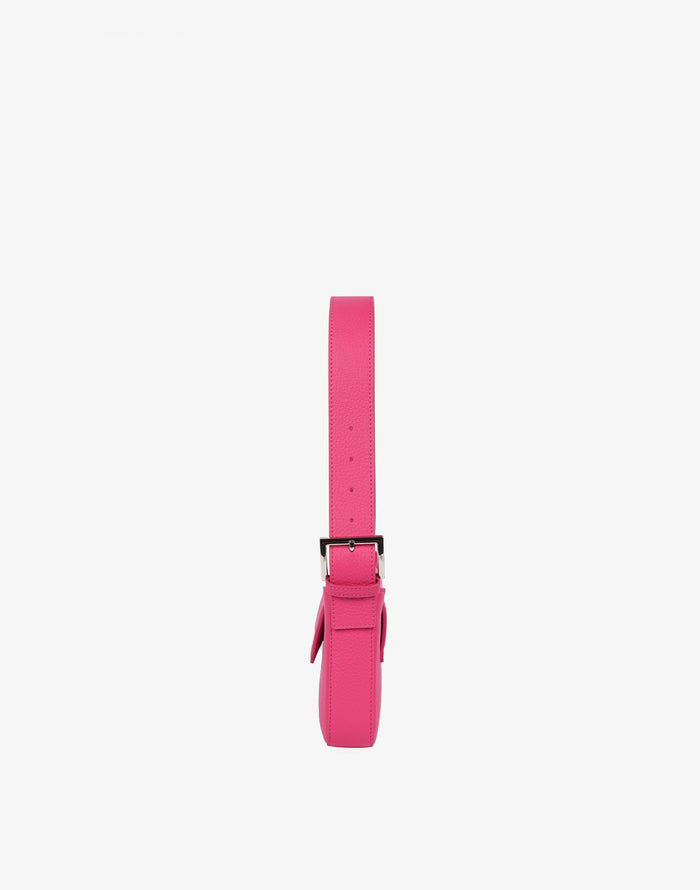 Hyer Goods - Luxe Buckle Bag - Fuschia -
