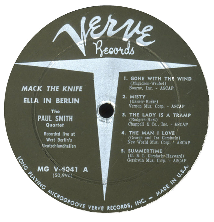 Mack The Knife - Ella In Berlin (1st, Hollywood Press)