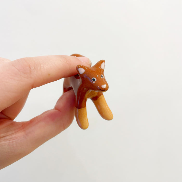 MM Ceramic Dog - Brown/Tan