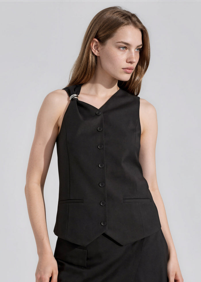 & Other Stories - Marcie Waistcoat - Black -