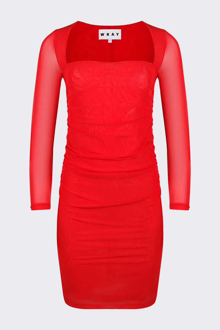 WRAY - Marilis Dress - Tomato -
