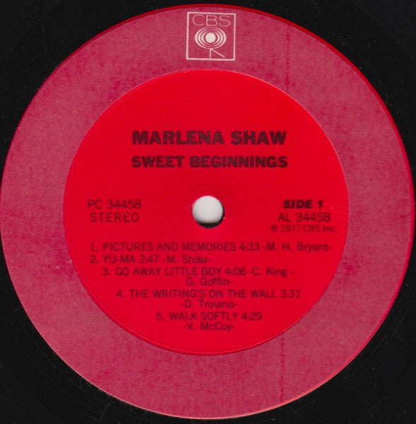 Marlena Shaw - Sweet Beginnings (LP) [US] 1st (Very Good Plus (VG+))