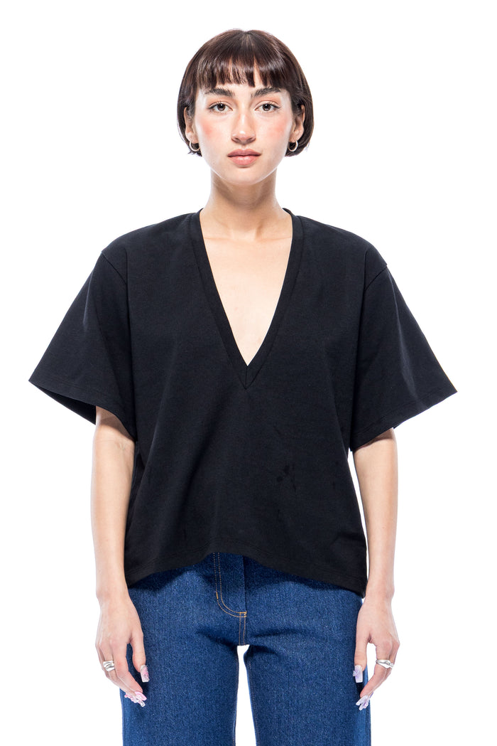 Toit Volant - Mars Tee Cotton Jersey - Black -
