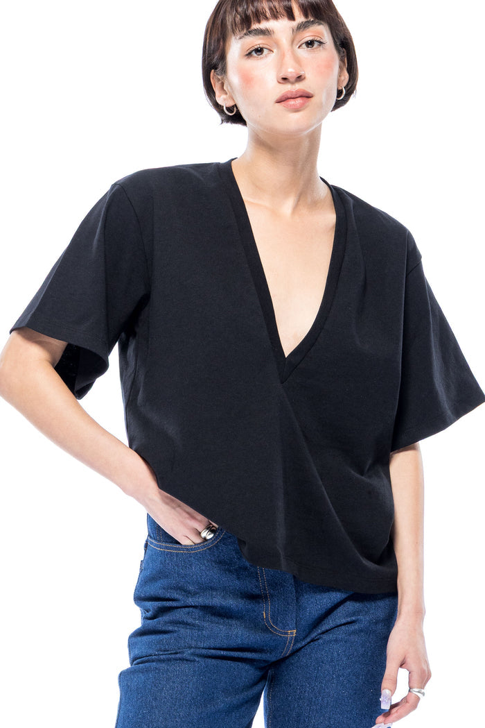 Toit Volant - Mars Tee Cotton Jersey - Black -