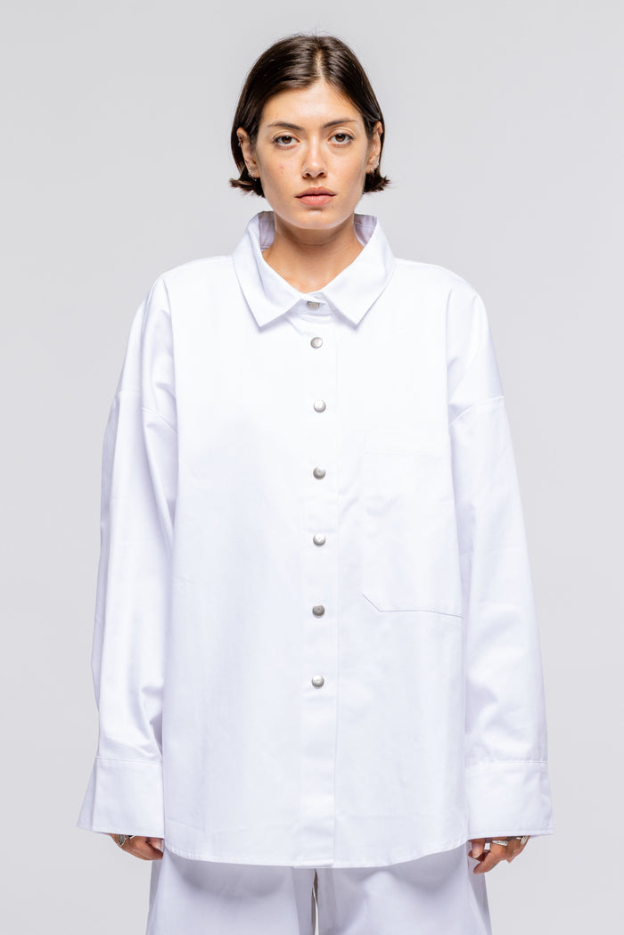 Toit Volant - Martin Shirt Jacket White -