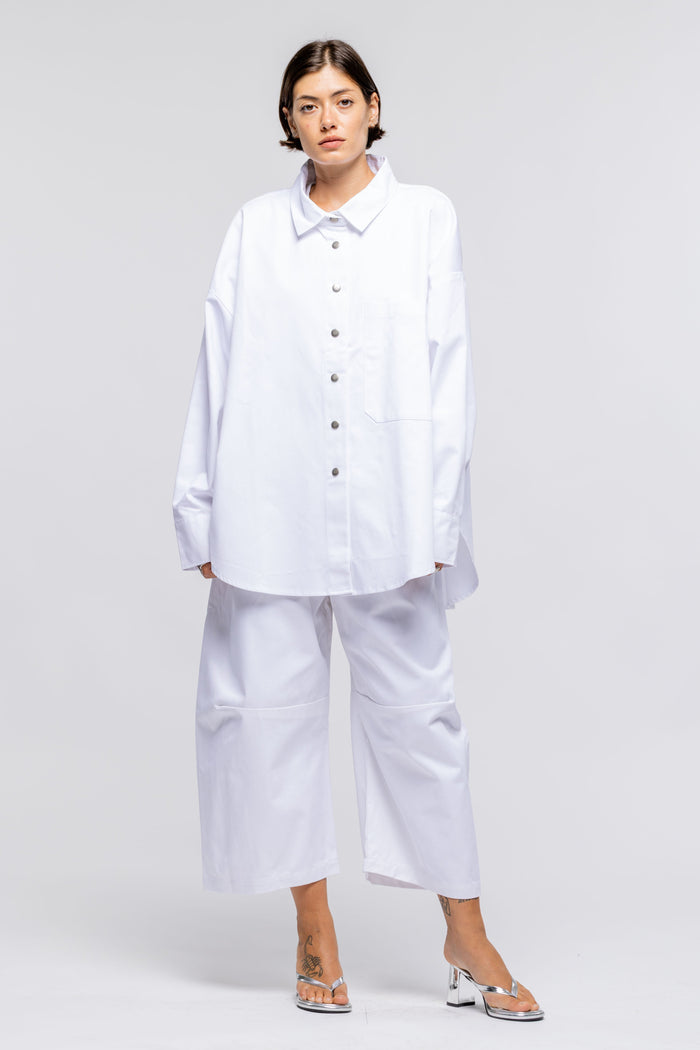 Toit Volant - Martin Shirt Jacket White -