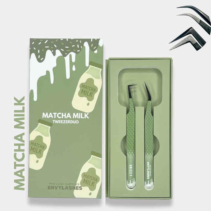 Matcha Milk – Tweezer Duo