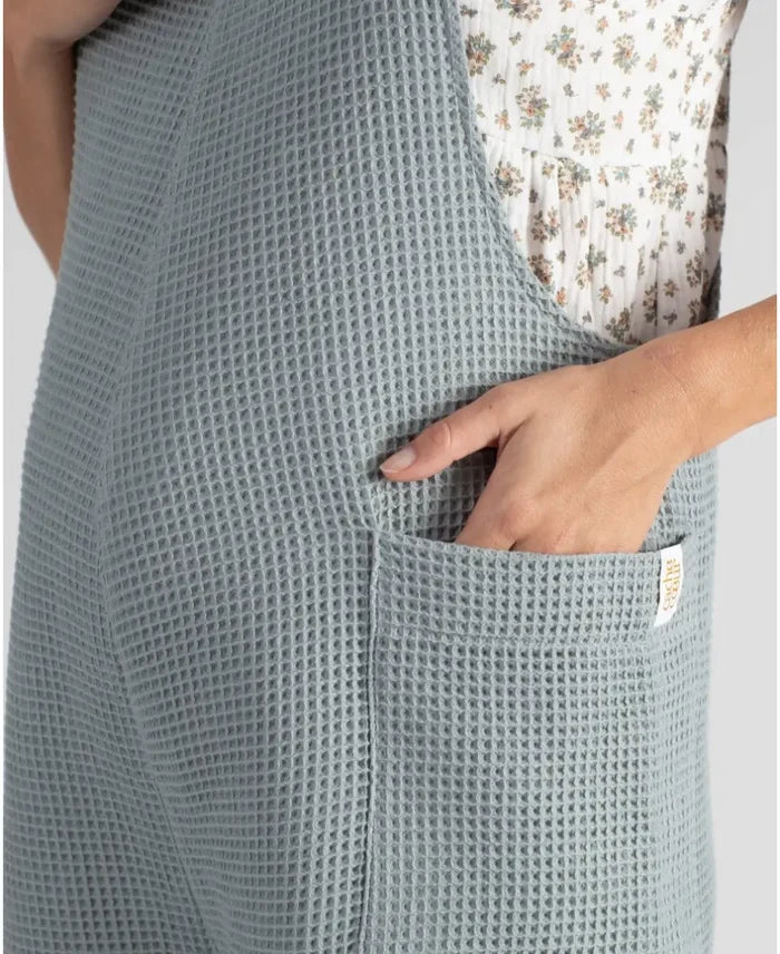 Maternity and nursing overalls MAYA sage - Overall