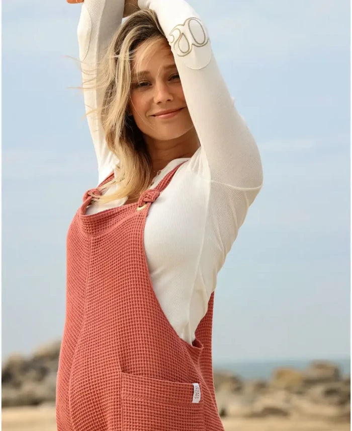 Maternity and nursing overalls MAYA terracotta - Overall
