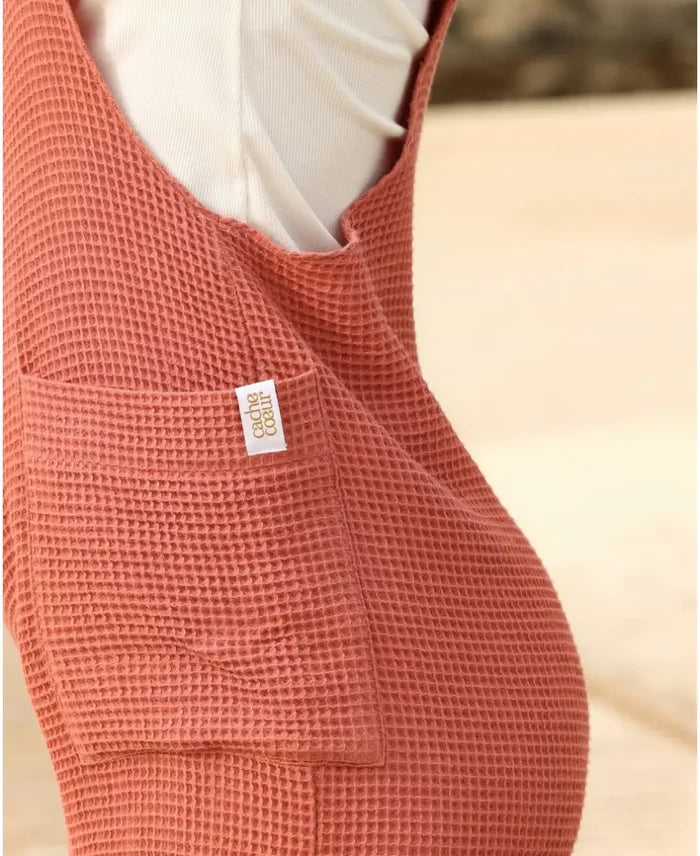 Maternity and nursing overalls MAYA terracotta - Overall