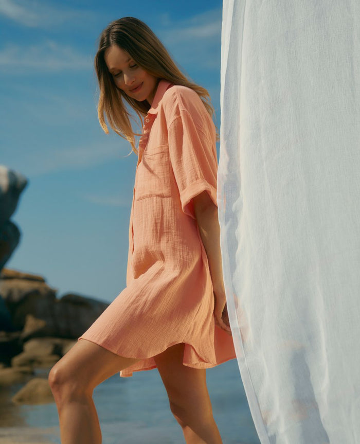 Maternity nightgown Ice Cream apricot